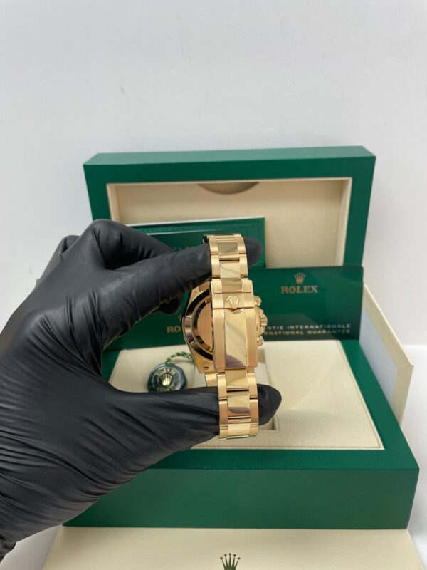Rolex Yellow Gold Cosmograph Daytona 40 Watch - White Index Dial (Ref # 116508) - Image 6