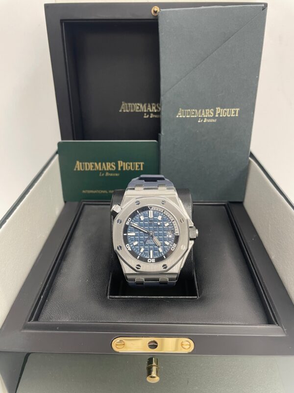 Audemars Piguet Royal Oak Offshore Diver Blue Dial (Reference # 15720ST.OO.A027CA.01) - Image 4