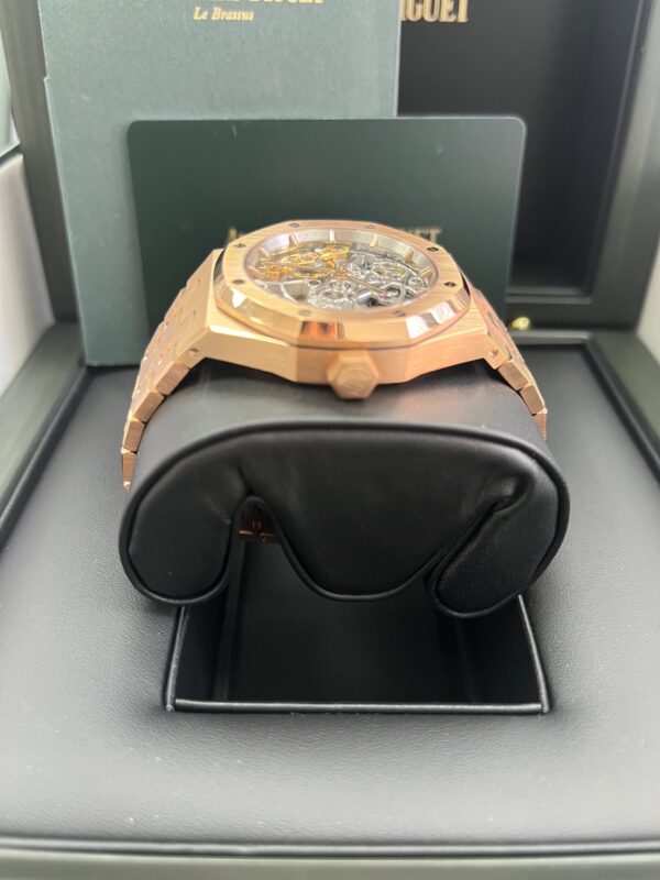 Audemars Piguet Royal Oak - 37mm Skeleton Rose Gold - Double Balance Wheel Openworked -PreOwned (Ref# 15467OR.OO.1256OR.01) - Image 2
