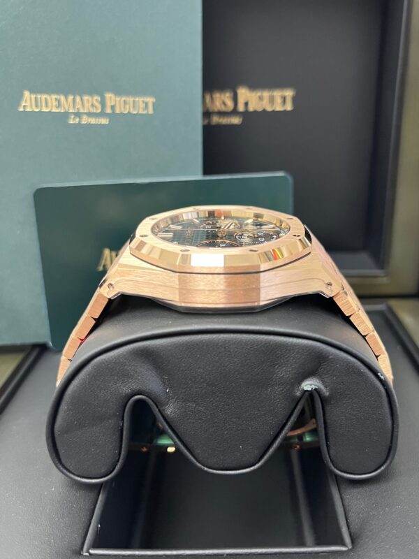 Audemars Piguet Royal Oak Chronograph 41mm Rose Gold Green Dial 26240or.oo.1320or.08 - Image 9