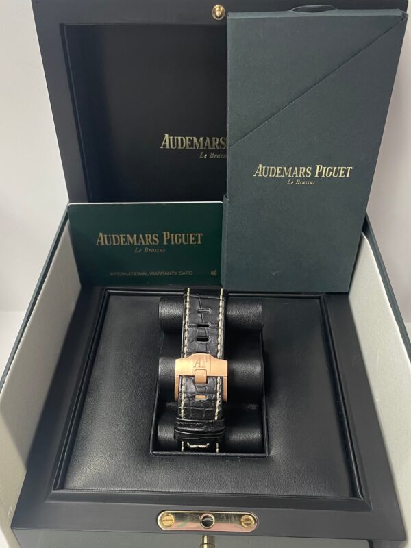 Audemars Piguet Royal Oak Offshore Selfwinding Chronograph / Rose Gold/ Black Dial/ Rose Sub-Dials/ Ceramic Bezel (Ref#26470OR.OO.A002CR.02) - Image 5