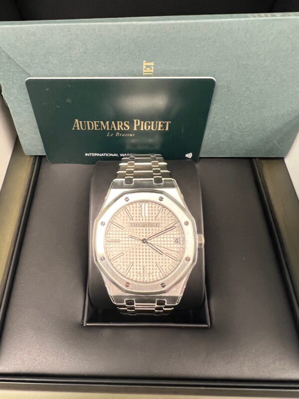 Audemars Piguet ROYAL OAK SELFWINDING "50TH ANNIVERSARY" White Dial Ref. 15510ST.OO.1320ST.03 - Image 2