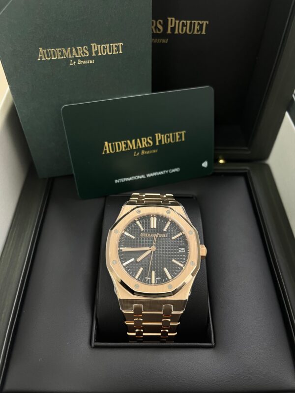 Audemars Piguet Royal Oak Rose Gold 41mm New 2023 Black Dial 15510OR.OO.1320OR.04 - Image 6