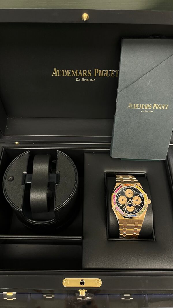 Audemars Piguet ROYAL OAK Perpetual Calendar Rose Gold Rainbow Limited 20 pieces (Reference 	266140) - Image 4