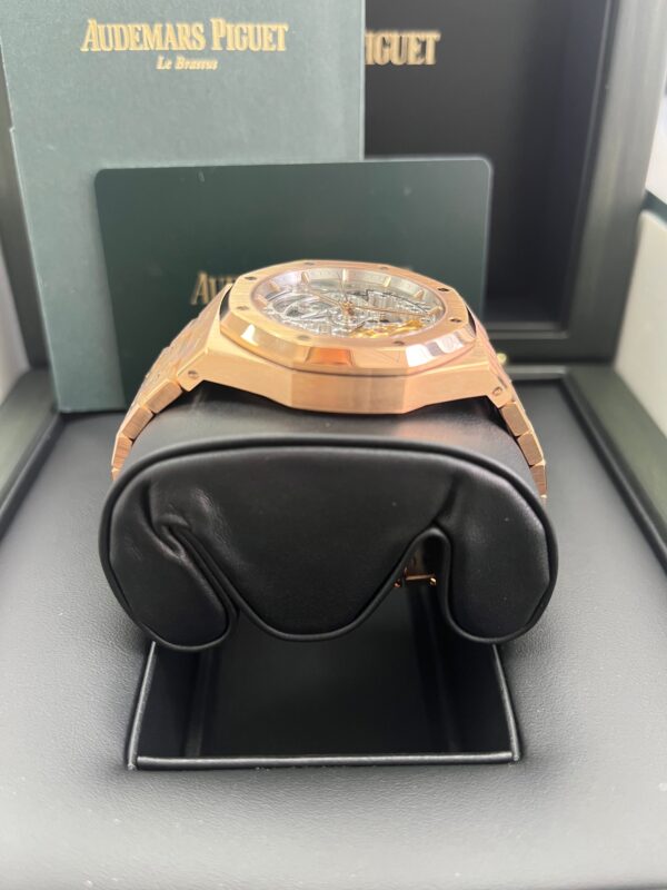 Audemars Piguet Royal Oak - 37mm Skeleton Rose Gold - Double Balance Wheel Openworked -PreOwned (Ref# 15467OR.OO.1256OR.01) - Image 10