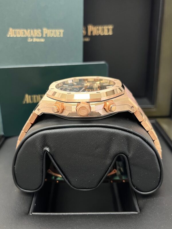 Audemars Piguet Royal Oak Chronograph 41mm Rose Gold Green Dial 26240or.oo.1320or.08 - Image 8