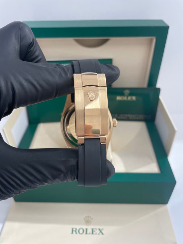 Rolex Yellow Gold Sky-Dweller Watch - White Index Dial - Oysterflex Bracelet  (Ref# 326238) - Image 3