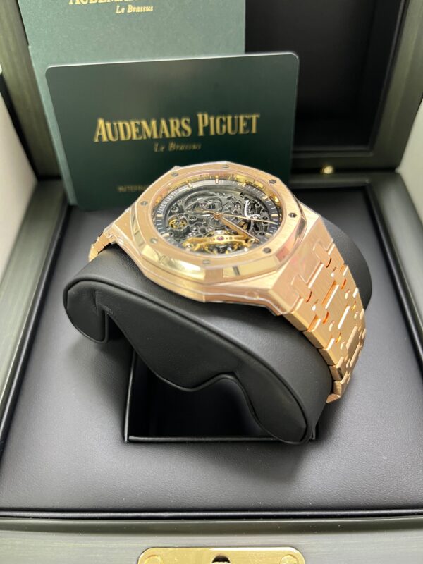 Audemars Piguet Royal Oak Rose Gold 41mm Double Balance Wheel Openwork Skeleton (Ref # 15407OR.OO.1220OR.01) - Image 2