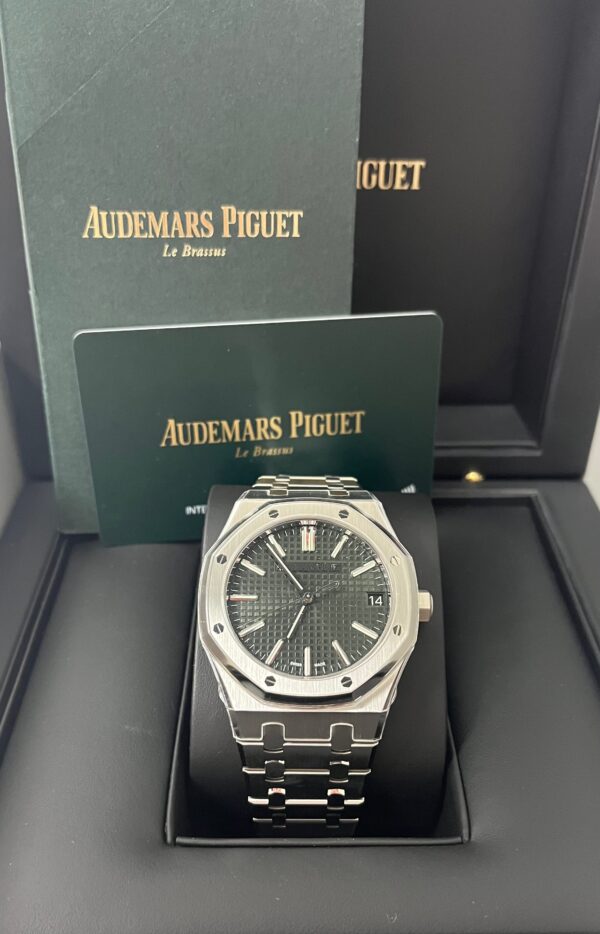 Audemars Piguet Royal Oak Selfwinding 41 mm Stainless Steel Green Dial 15510ST.OO.1320ST.09 - Image 5