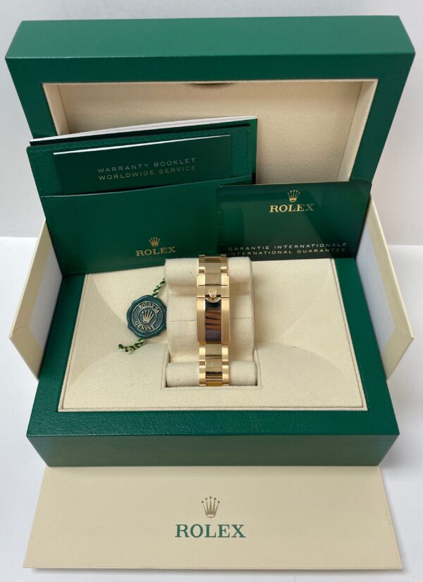 Rolex Yellow Gold Cosmograph Daytona 40 Watch - White Index Dial (Ref # 116508) - Image 4