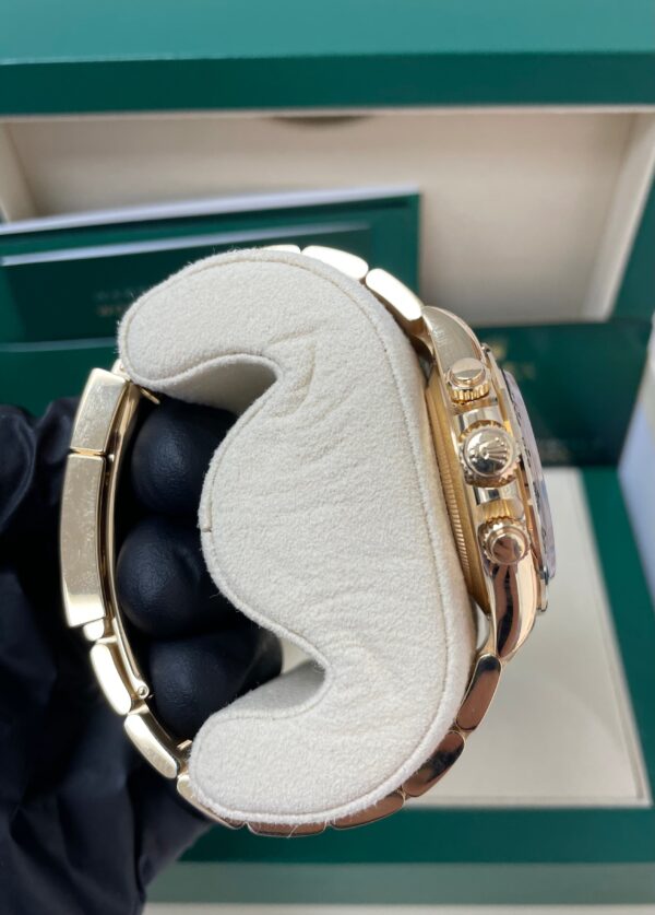 Rolex Yellow Gold Cosmograph Daytona 40 Watch - White Index Dial (Ref # 116508) - Image 8