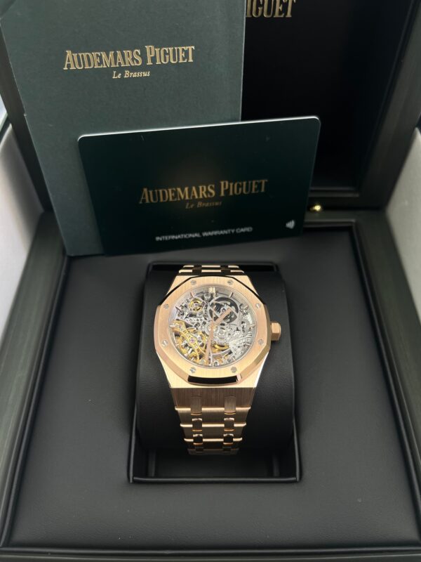 Audemars Piguet Royal Oak - 37mm Skeleton Rose Gold - Double Balance Wheel Openworked -PreOwned (Ref# 15467OR.OO.1256OR.01) - Image 3