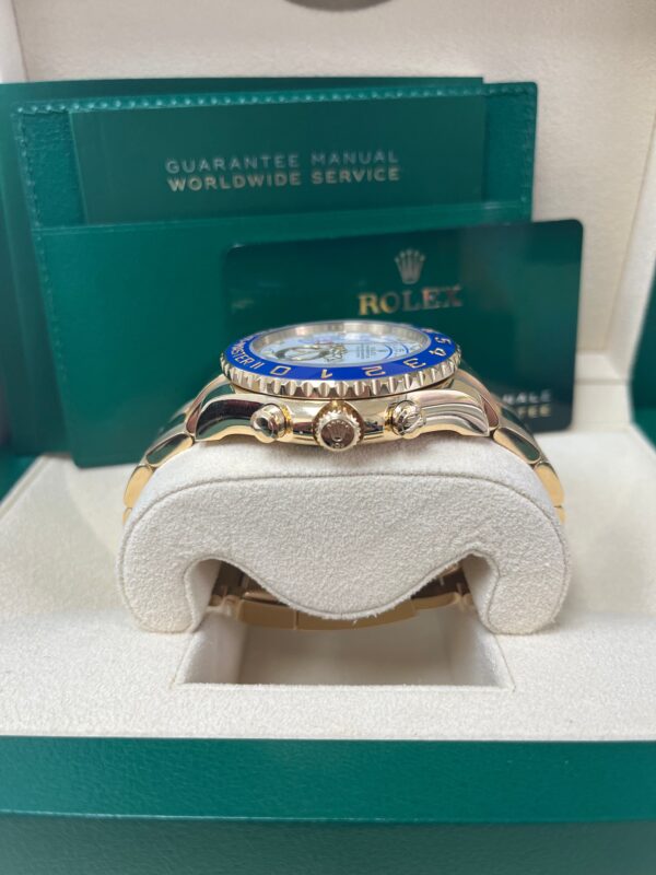 Rolex Yacht-Master II Yellow Gold  White Mercedes Dial (Ref# 116688) - Image 4