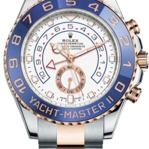 Rolex Yacht-Master II Two-Tone Rose Gold & Steel - White Dial (Ref# 116681)