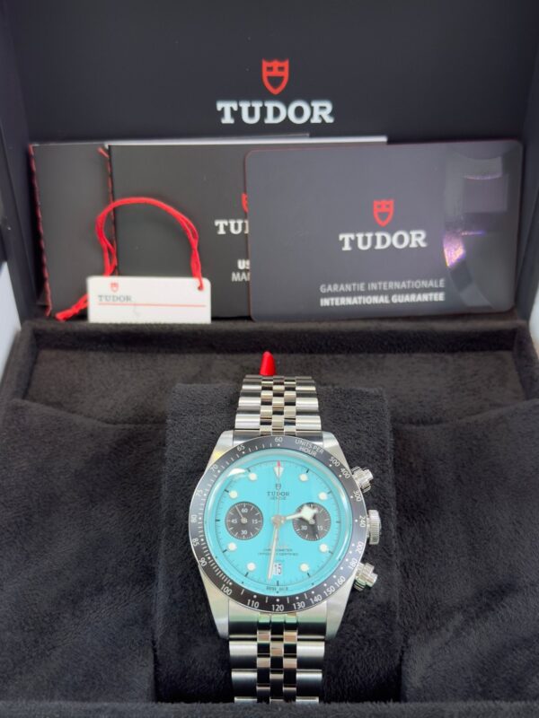 Tudor Black Bay Chrono Flamingo Blue 2025 79360N-0024 - Image 5