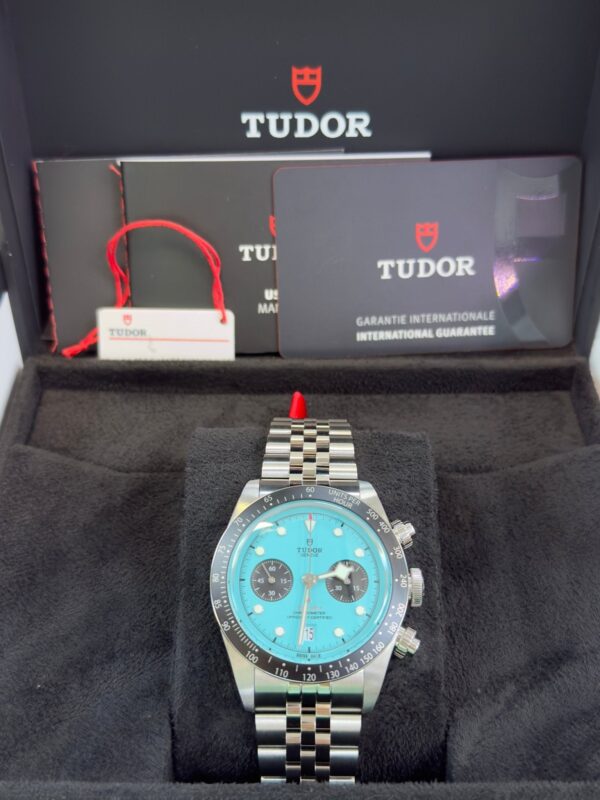 Tudor Black Bay Chrono Flamingo Blue 2025 79360N-0024 - Image 7