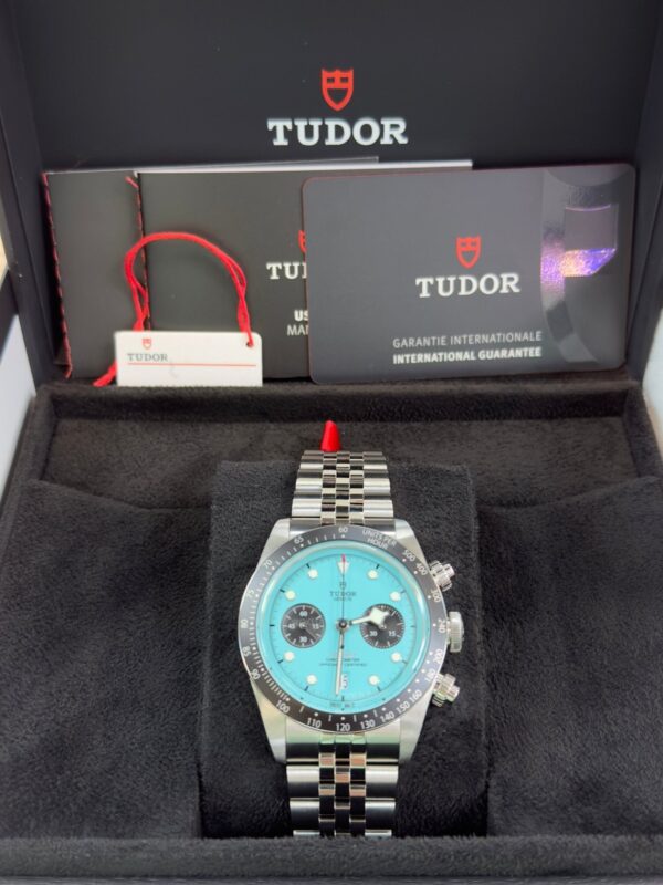 Tudor Black Bay Chrono Flamingo Blue 2025 79360N-0024 - Image 6