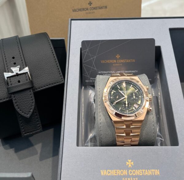Vacheron Constantin Overseas Chronograph Rose Gold Green Dial 5520V/210R-B966 - Image 11