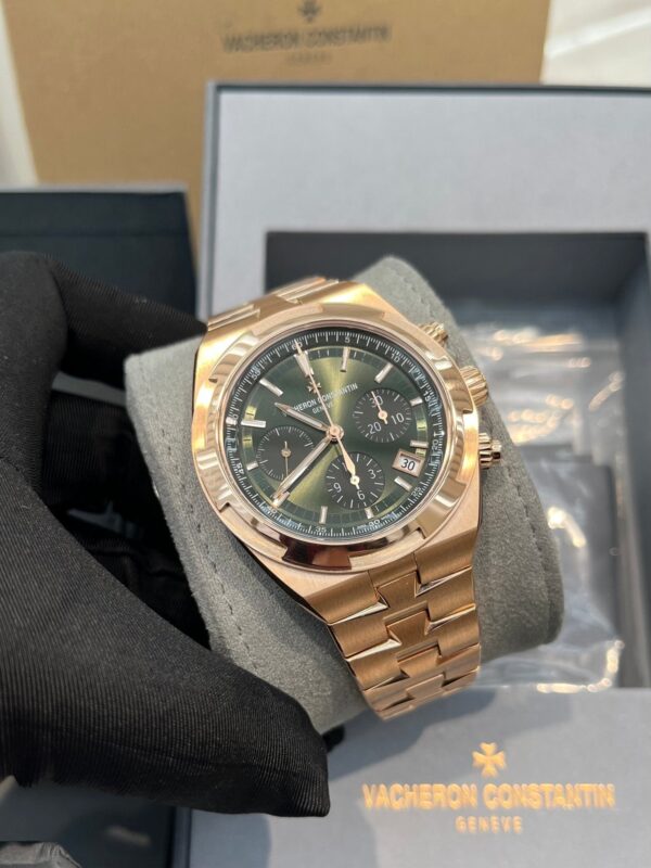 Vacheron Constantin Overseas Chronograph Rose Gold Green Dial 5520V/210R-B966 - Image 15