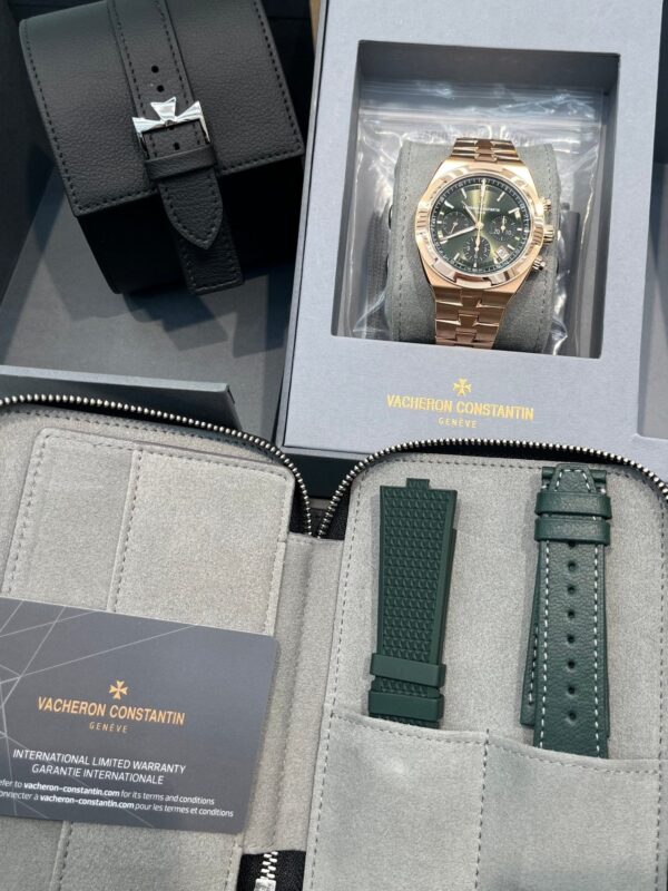 Vacheron Constantin Overseas Chronograph Rose Gold Green Dial 5520V/210R-B966 - Image 10