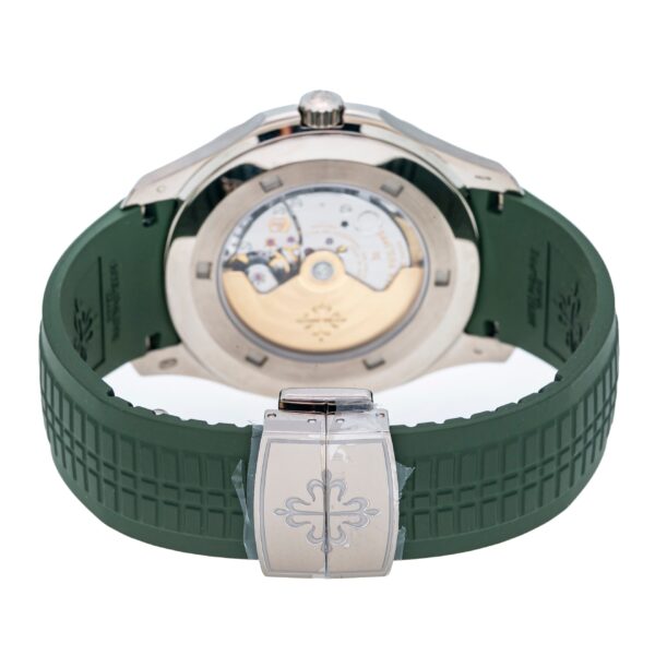Patek Philippe Aquanaut - White Gold - Khaki Green Embossed Dial (Ref# 5168G-010) - Image 2