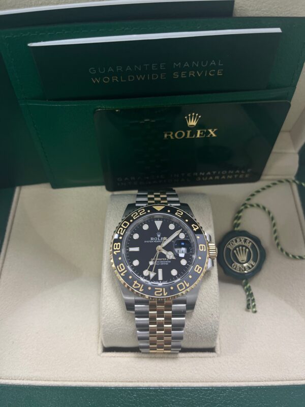Rolex GMT-Master II Two-Tone Black Jubilee 126713GRNR - Image 2