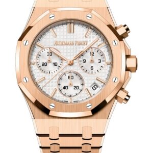 Audemars Piguet “50TH ANNIVERSARY” White Dial Rose Gold