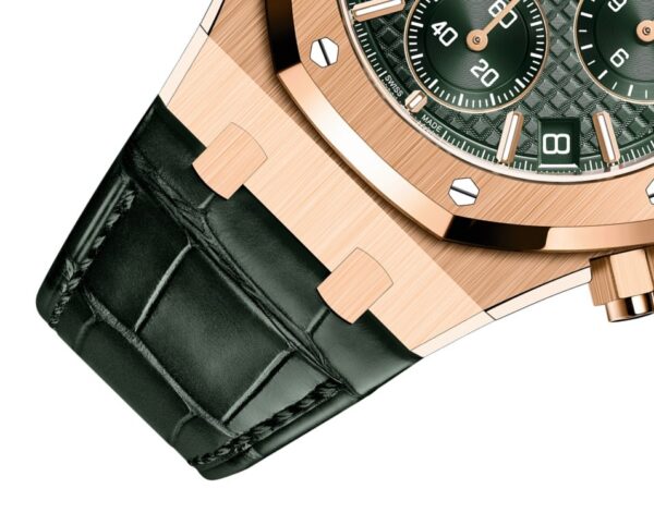 Audemars Piguet ROYAL OAK SELFWINDING CHRONOGRAPH “50TH ANNIVERSARY” GREEN DIAL GREEN STRAP (Ref # 26240OR.OO.D404CR.01) - Image 7