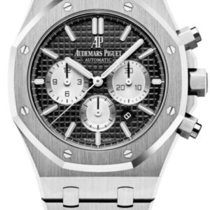 Audemars Piguet Royal Oak Selfwinding Chronograph/ Stainless Steel/ Black Dial/ White Sub-Dials (Ref#26331ST.OO.1220ST.02)