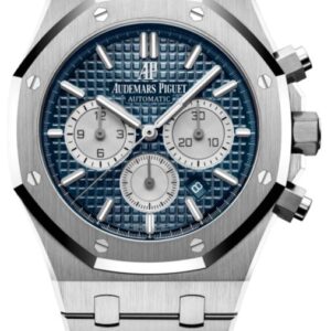Audemars Piguet Royal Oak Selfwinding Chronograph/ Stainless Steel/ Blue Dial/ Silver Sub-Dials (Ref#26331ST.OO.1220ST.01)