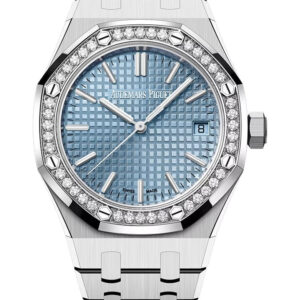 Audemars Piguet Royal Oak Selfwinding Ice Blue Dial Diamond Bezel 15551ST.ZZ.1356ST.04