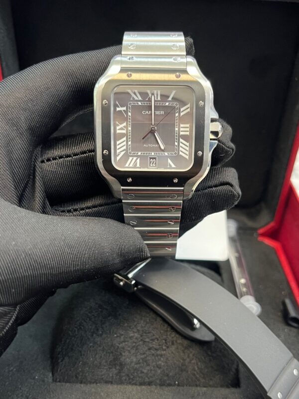 Cartier Santos De Large Automatic Grey Dial Men's Watch Santos WSSA0037 - Image 2