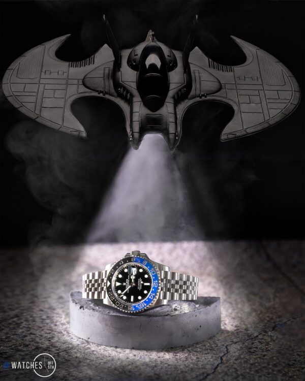 Rolex GMT-Master II "Batgirl" Stainless Steel Black and Blue Cerachrom Jubilee (Ref# 126710BLNR) - Image 8