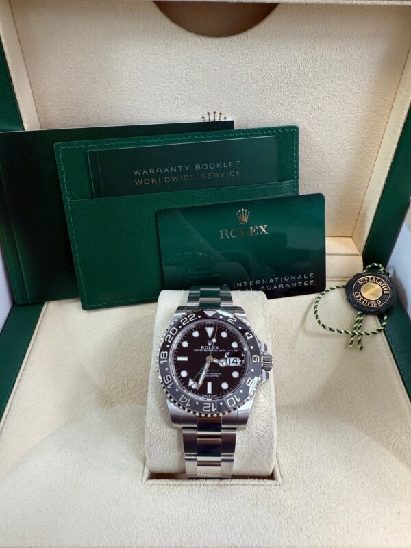 GMT-Master II Black Grey Bezel Oyster Bracelet "Bruce Wayne" 126710GRNR - Image 12