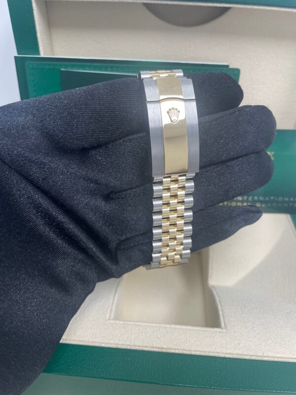 Rolex Sky-Dweller Two-Tone Stainless Steel - Yellow Gold Champagne Index Dial -Jubilee Bracelet (Ref# 326933) - Image 6
