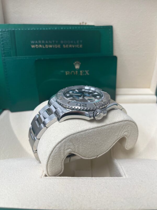 Rolex Yacht-Master 40mm Platinum & Stainless Steel - Dark Rhodium Dial (Ref# 126622) - Image 4