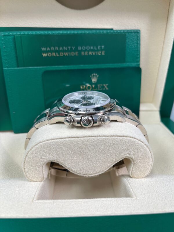 Rolex Daytona White Gold Daytona 40mm Meteorite Dial Steel and Black Oyster (Reference # 116509) - Image 4