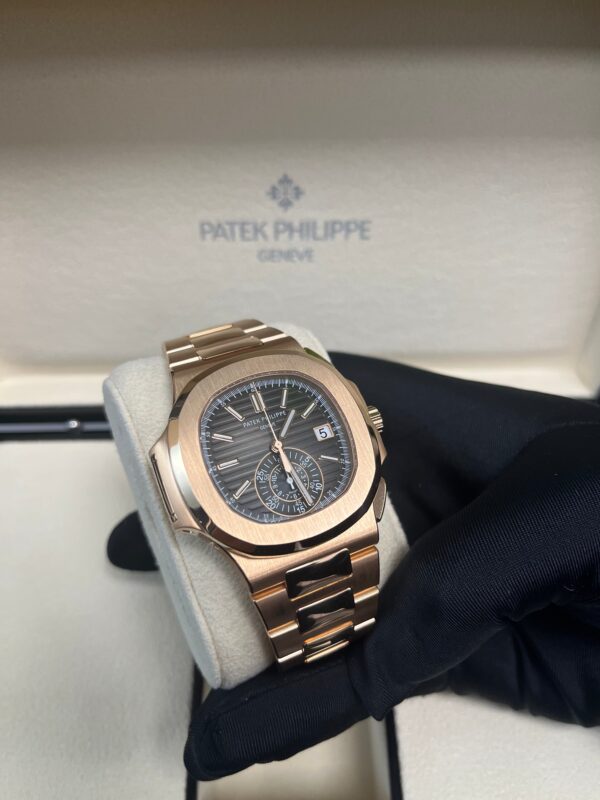 Patek Philippe Nautilus Rose Gold/ Black Gradient Dial (Ref#5980/1R-001) - Image 13