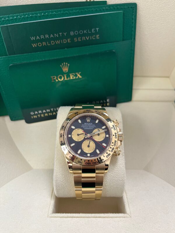 Rolex Daytona Paul Newman Yellow Gold Daytona Black Dial Yellow Subdials 116508 - Image 2