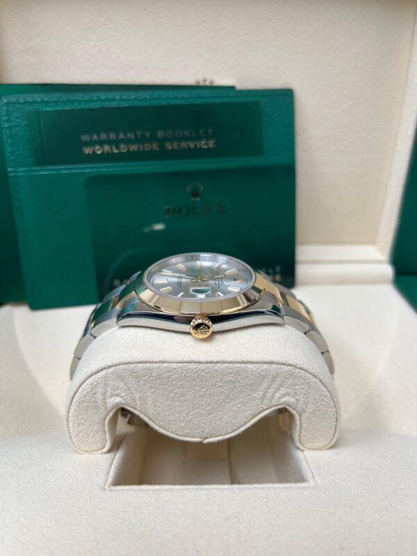 Rolex Datejust 41 Two-Tone Yellow Gold & Oystersteel - Silver Dial - Index Dial (Ref# 126303) - Image 7