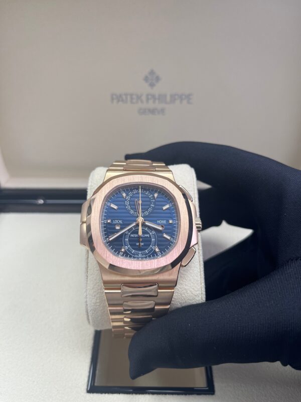 Patek Philippe Nautilus Travel Time Chronograph (Ref# 5990/1R-001) - Image 3