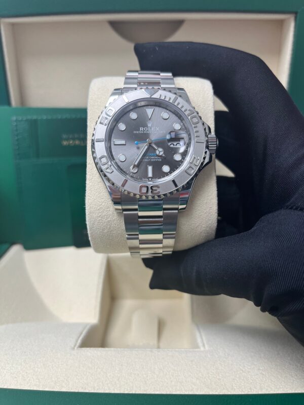 Rolex Yacht-Master 40mm Platinum & Stainless Steel - Dark Rhodium Dial (Ref# 126622) - Image 2