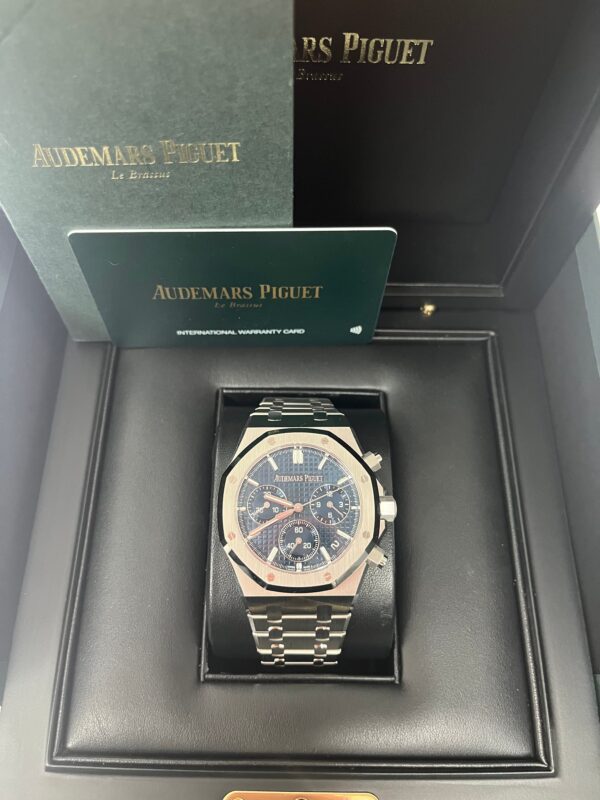 Audemars Piguet ROYAL OAK “50TH ANNIVERSARY” STEEL BRACELET BLUE DIAL 26240ST.OO.1320ST.01 - Image 17