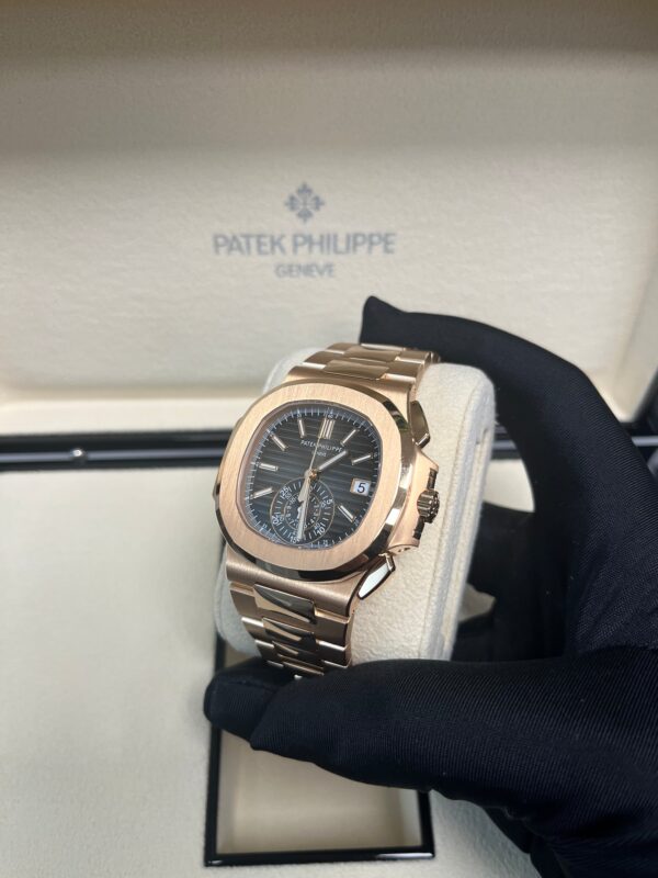 Patek Philippe Nautilus Rose Gold/ Black Gradient Dial (Ref#5980/1R-001) - Image 15