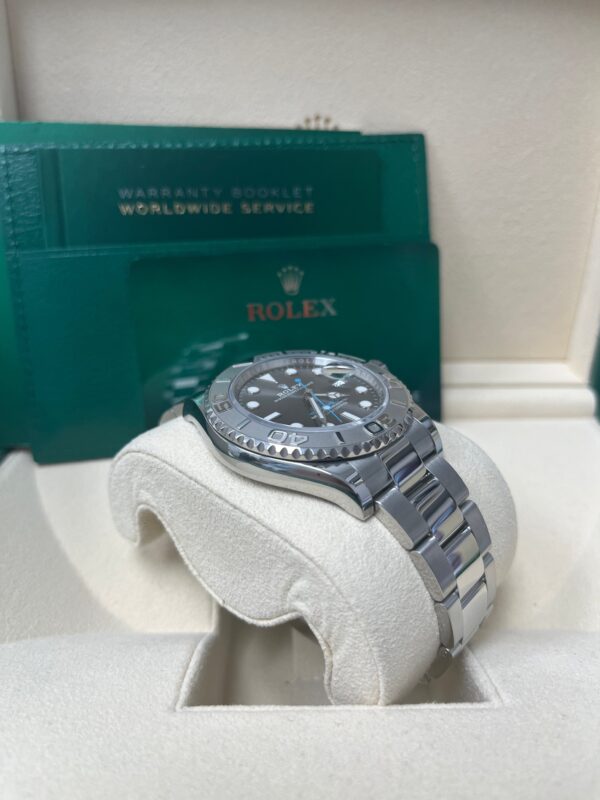 Rolex Yacht-Master 40mm Platinum & Stainless Steel - Dark Rhodium Dial (Ref# 126622) - Image 3
