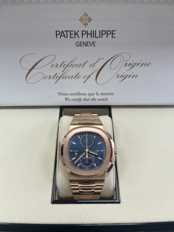 Patek Philippe Nautilus Travel Time Chronograph (Ref# 5990/1R-001) - Image 7