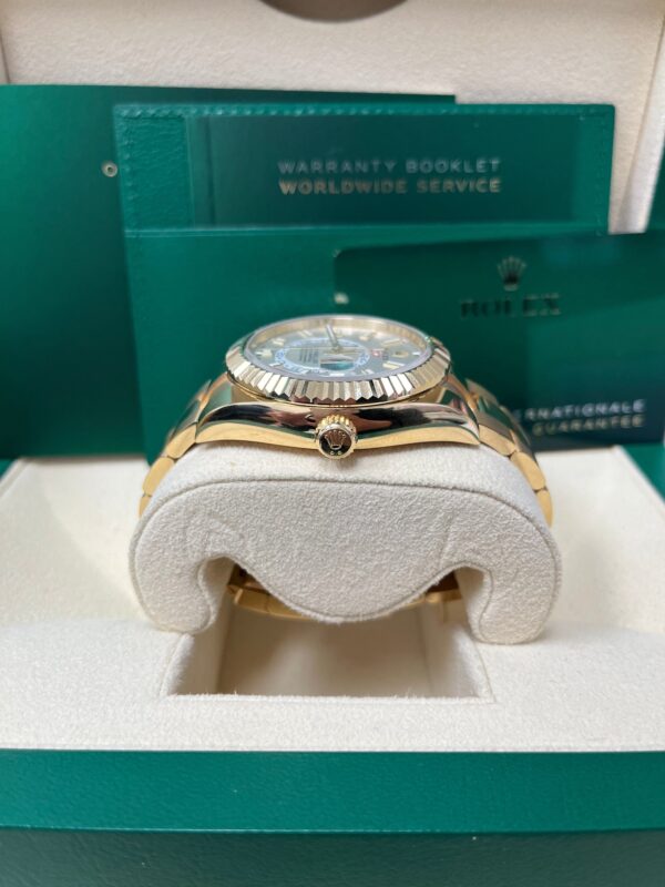 Rolex Sky-Dweller Yellow Gold - White Dial - Oyster Bracelet (Ref# 326938) - Image 5