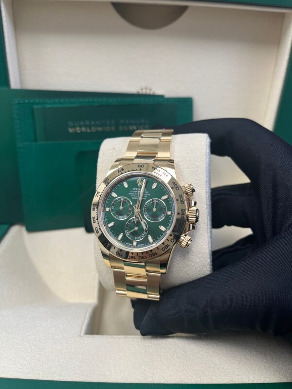 Rolex 'John Mayer' Daytona Cosmograph | Green Dial, Yellow Gold (Ref#116508) - Image 2