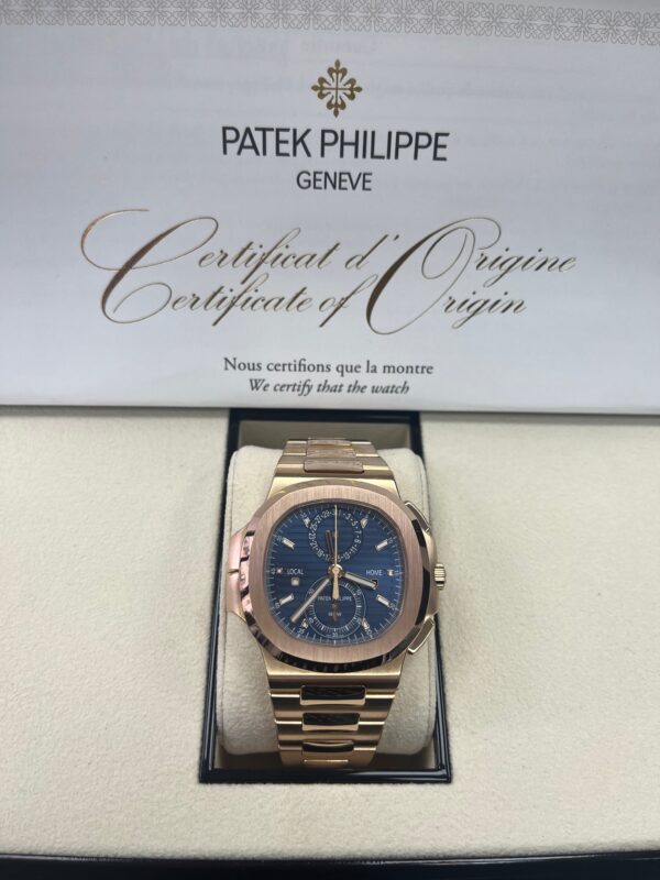 Patek Philippe Nautilus Travel Time Chronograph (Ref# 5990/1R-001) - Image 6