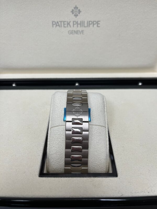 Patek Philippe Nautilus Perpetual Calendar Sunburst White Gold/ Blue Dial (Ref#5740/1G-001) - Image 11
